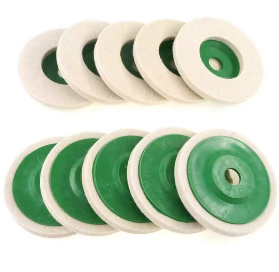 100MM 양모 패드 그라인더용 10장 사상용 도장용