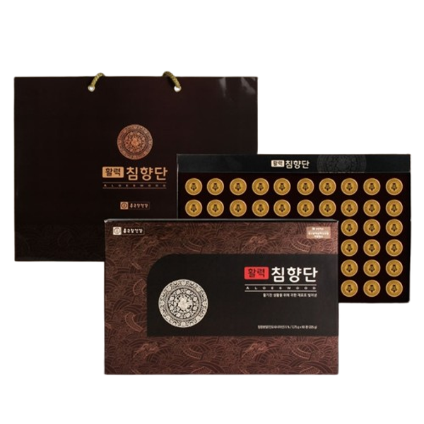 설날 명절선물 종근당건강 활력 침향단 3.75g x 60환 부모님선물 영양제