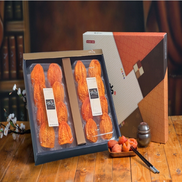 상주곶감 선물세트 왕 대봉 반건시 16과 1.6Kg 설날 구정 명절선물 꽃감