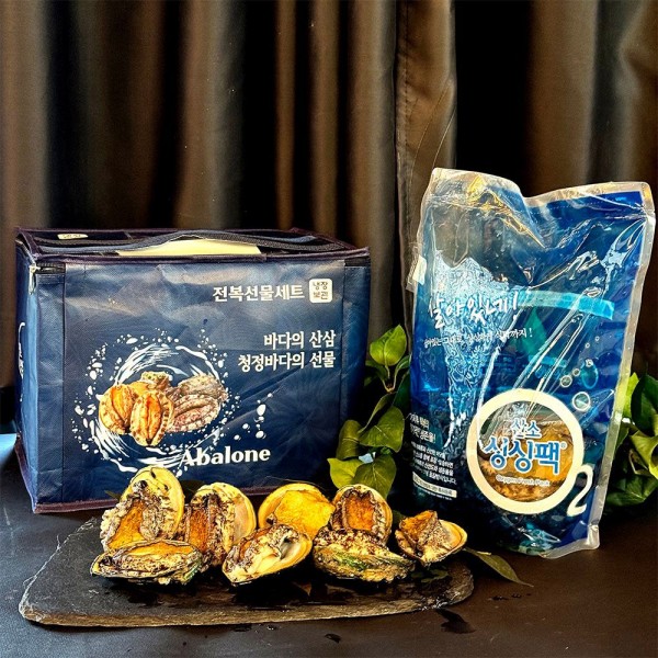 명절선물 완도 전복 선물세트 1kg 소 (22-25미) 활전복 생물 설날 구정