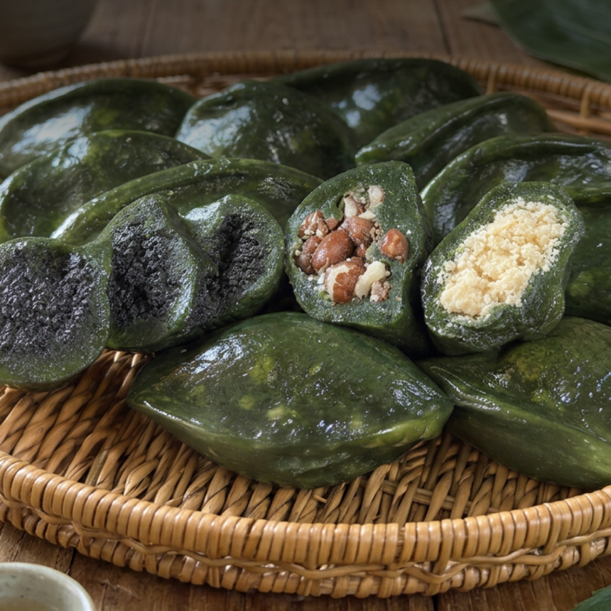 명절선물 추석 떡 영광 모시송편 모싯잎 모시떡 기피 흑임자 송편