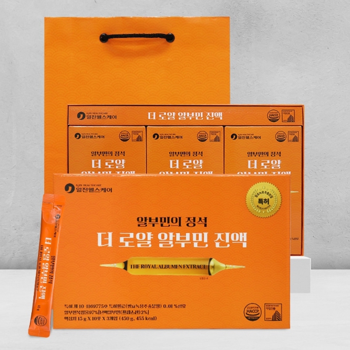 일진헬스케어 알부민영양제 마시는 액상 알부민 진액 스틱 15g x 30포