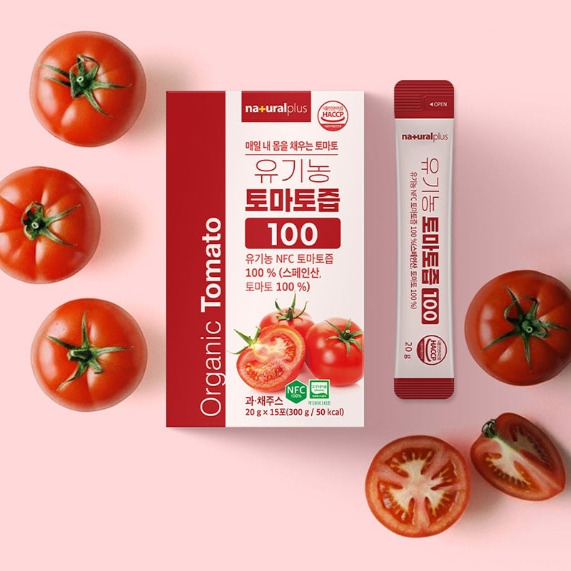 NFC 착즙주스 스페인 유기농 토마토즙 20g x 15포 과채주스 토마토주스