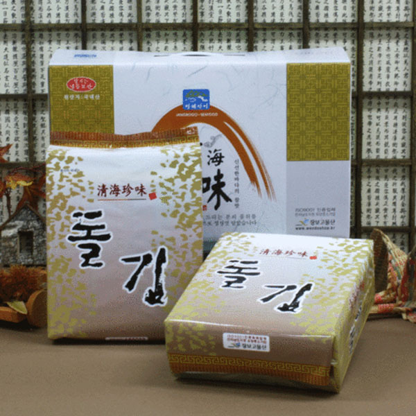 명절선물 완도 김 돌김 200장 (100장x2개) 김선물세트