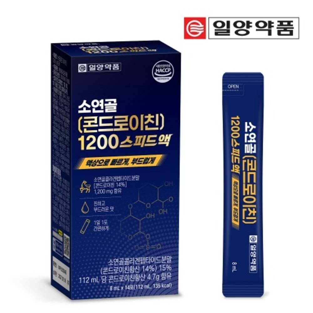 일양약품 소연골 콘드로이친 1200 액상 8ml x 14포 콘트로이친 콘도로이친