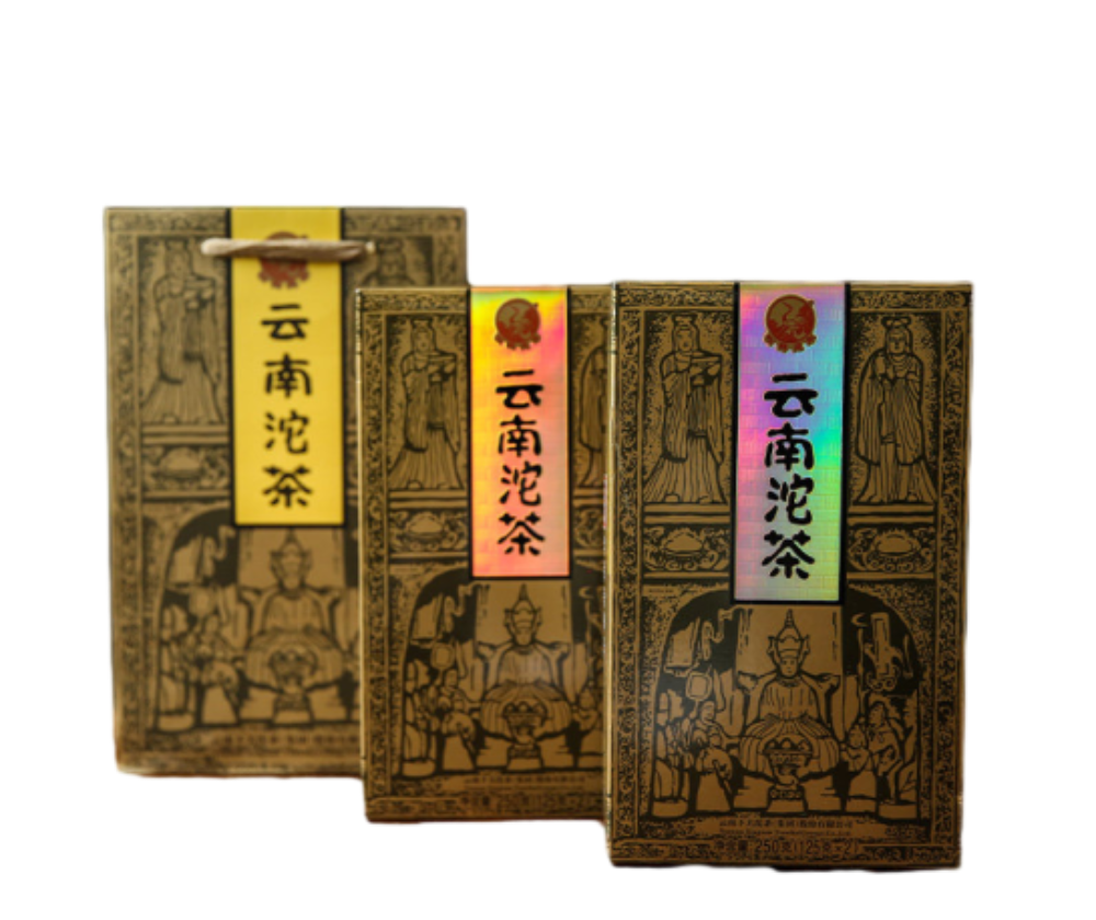 하관 타차 윈난 기념품 2014년 250g 보이차 생차 중국 유서 깊은 전통차 브랜드